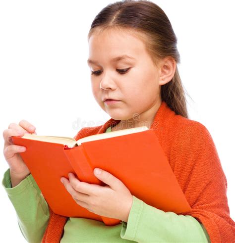 Cute Girl Is Reading Book Stock Image Image Of Books 45726397