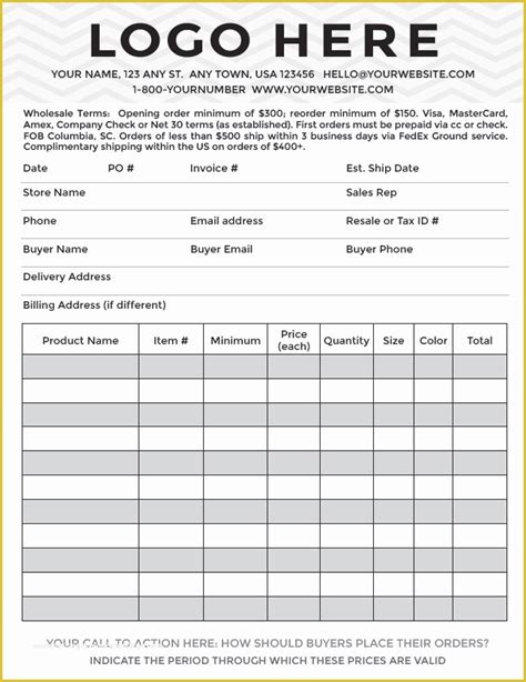 Food Order Form Template Free Download Of 11 Sample Order Form