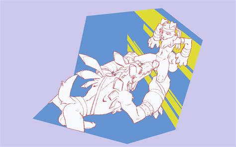Post 5417528 Animated Digimon Fuzzamorous Gaomon Weregarurumon