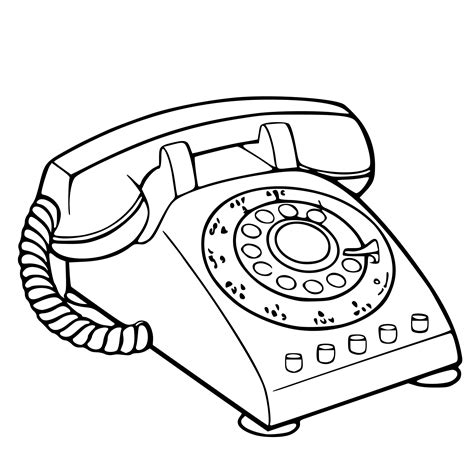 Old Telephone Drawing At Getdrawings Free Download