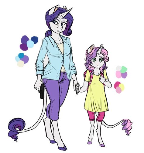 Infectedau Rarity And Sweetie Belle By Earthsong9405 My Little Pony