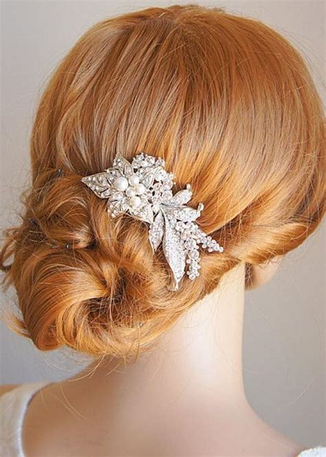 Maite Vintage Style Bridal Hair Accessories Swarovski Crystal And