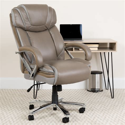 Lancaster Home Big And Tall 500 Lb Rated Leathersoft Swivel Office Chair