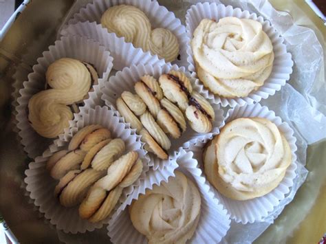 Add vanilla and egg, and beat to combine. Piped butter cookies | Eat My Charlotte