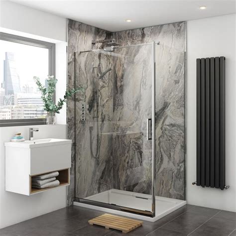 multipanel classic cappuccino stone unlipped shower wall panel 2400 x 1200 products in 2019