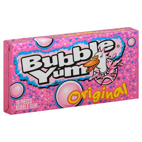 Bubble Yum Bubble Gum Original 10 Pieces Food And Grocery Gum