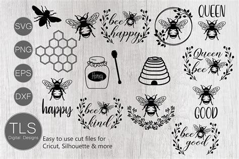 Bumble Bee svg cut file bundle Honey Bee SVG Bee Cricut | Etsy