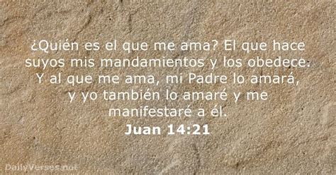 Juan 1421 Versículo De La Biblia