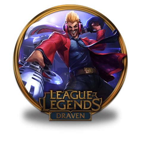 Draven Primetime Icon League Of Legends Gold Border Iconset Fazie69