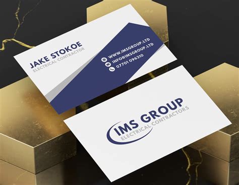 Ims Group Business Card Design Digital Creative Hub