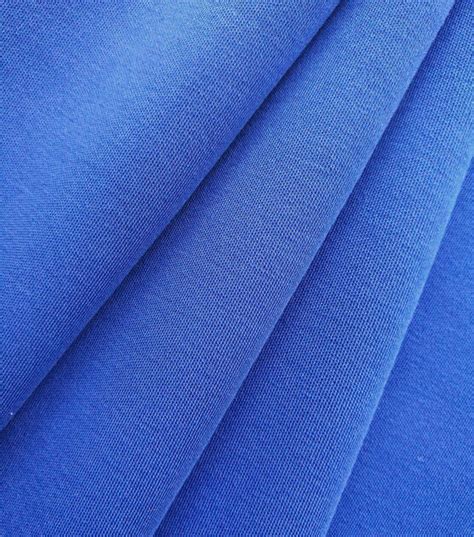 Knit Solids Pima Cotton Spandex Fabric Dazzling Blue Joann