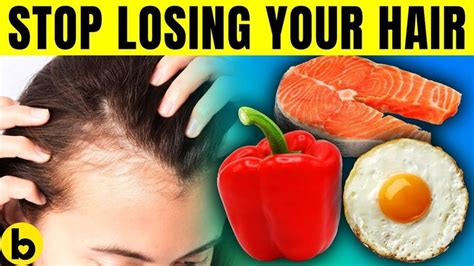Stop Losing Your Hair By Eating These 8 Foods That Help Prevent Hair Loss Youtube Prevent