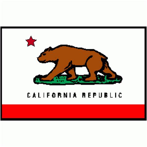 Printable California State Flag