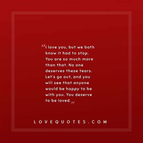 you deserve to be loved love quotes