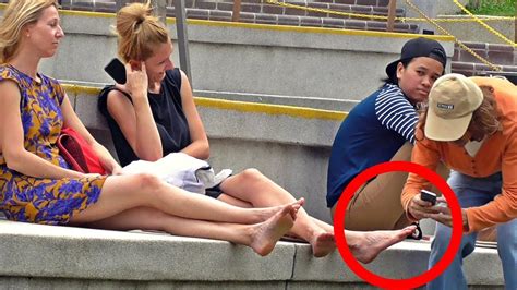 Taking Pictures Of Strangers Foot Creepy Foot Fetish Prank Youtube