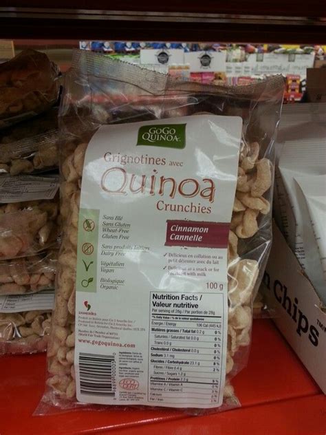 Tuscarora indian reservation 20 km. Product: GoGoQuinoa quinoa Crunchies (snack). Store: Bulk ...