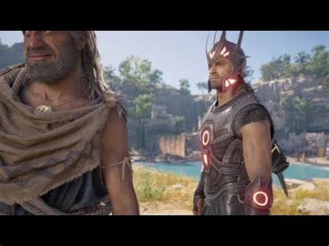 Assassin S Creed Odyssey Headgear In Cutscene Glitch YouTube