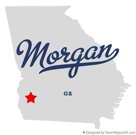 Map Of Morgan Ga Georgia