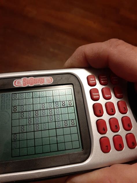 Excalibur Electronic Sudoku Handheld Game Model 452 2 Ebay