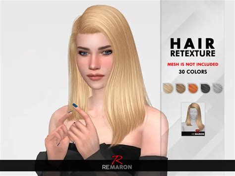Sims 4 Hairs ~ The Sims Resource Onika Hair Retextured By Remaron