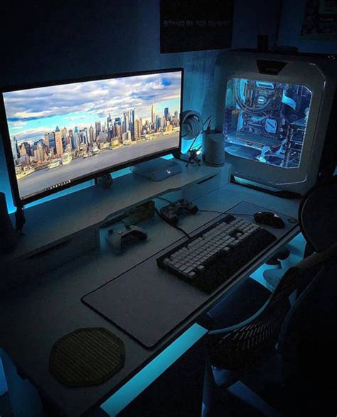 15 minimalist & simple game room idea. 25 Cool And Stylish Gaming Desks For Teenage Boys ...