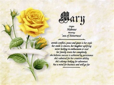 Yellow Rose Personalized Name Meaning Print by RGCGIFTS on ... You often build a wall of alienation and reserve around you.