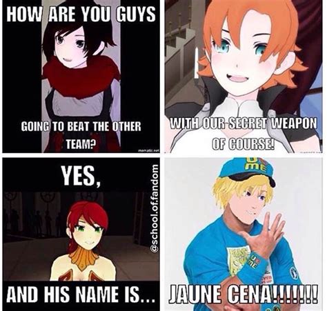 I Shouldnt Have Laughed But I Did Rwby Funny Rwby Memes Rwby