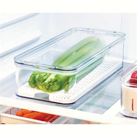 kitchen and dining home food containers stackable refrigerator fridge freezer storage box stack