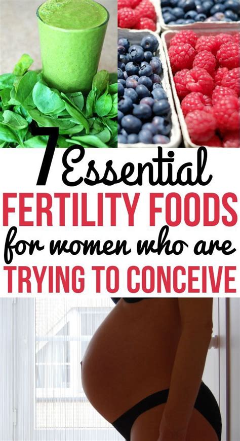 7 Best Foods To Increase Fertility For Getting Pregnant Quicker Fertility Foods Fertility