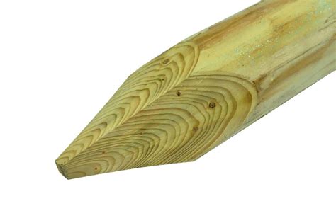 Peeled Pointed Stakes > Woodbank Timber