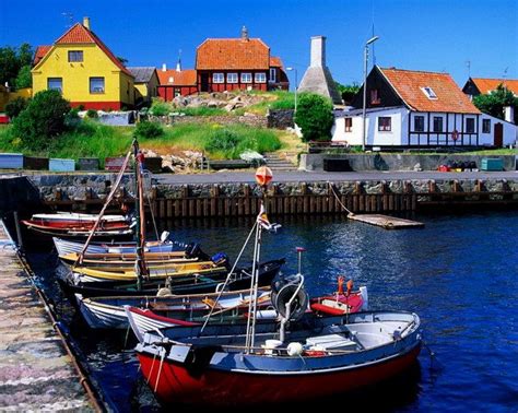 Gasadalur village and its iconic waterfall, vagar, faroe islands, denmark. Denmark (With images) | Denmark landscape, Bornholm