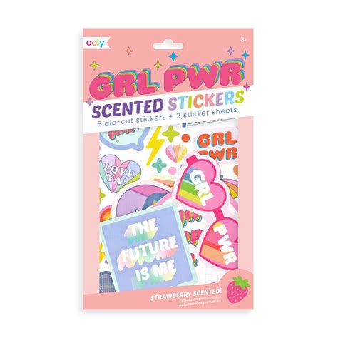 Grl Pwr Scented Stickers 10 Piece Set Ooly