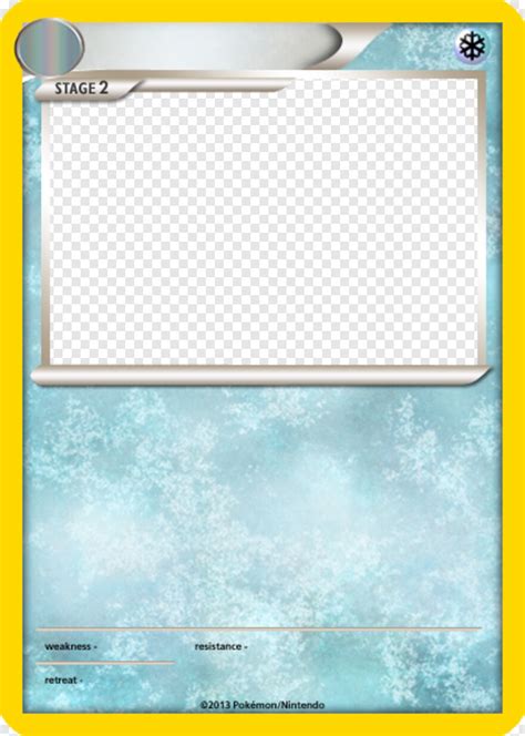 Blank Pokemon Card Original E Card Blank Blank Pokemon