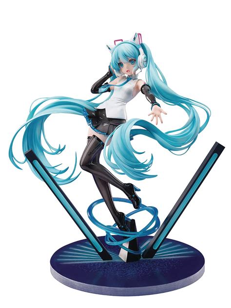 Nov208594 Hatsune Miku Cat Ear Headphone 17 Pvc Fig Previews World