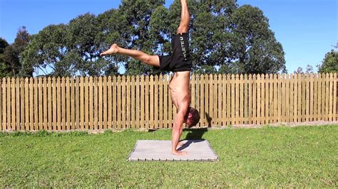 Handstand Kick Up To L Handstand Youtube