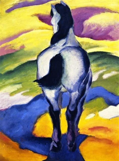 German Expressionists Franz Marc Blue Horse Ii 1911 Art Franz