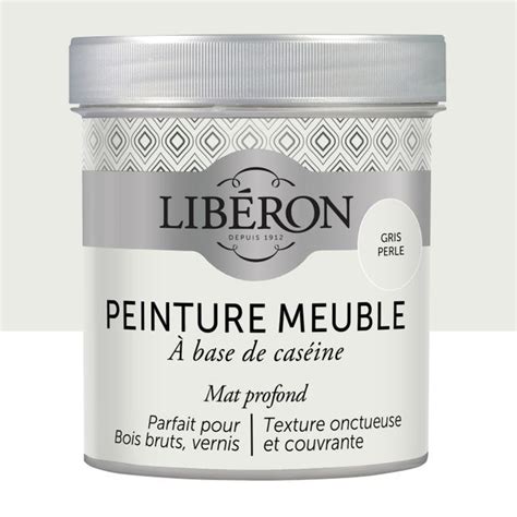 Peinture Meuble Et Boiserie Caséine LibÉron Gris Perle Mat 05 L