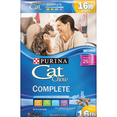 Purina Cat Chow Dry Cat Food Complete 16 Lb Bag