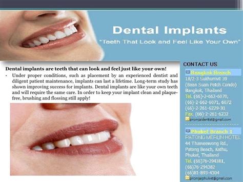 Dental Implants Thailand