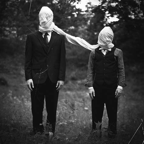 Mysterious Surreal Portraits Of Faceless Men