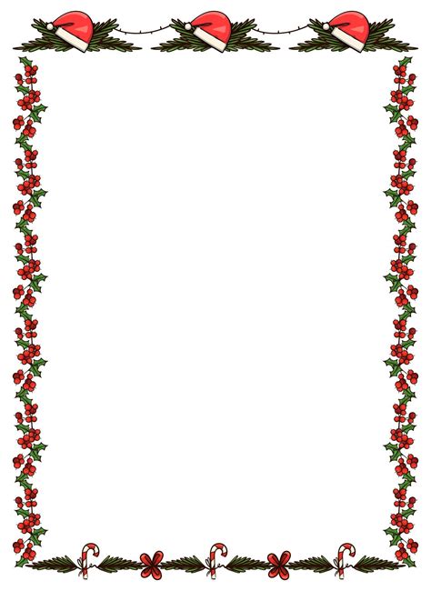 15 Best Free Printable Christmas Borders For Flyers Pdf For Free At