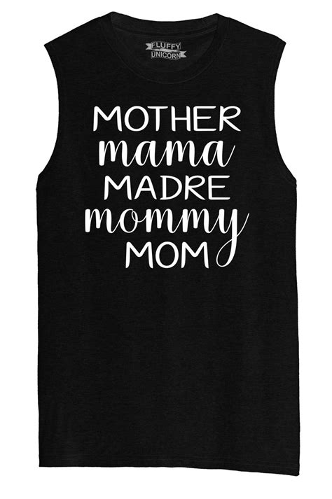 Mens Mother Mama Madre Mommy Mom Muscle Tank Mothers Day Wife Ebay