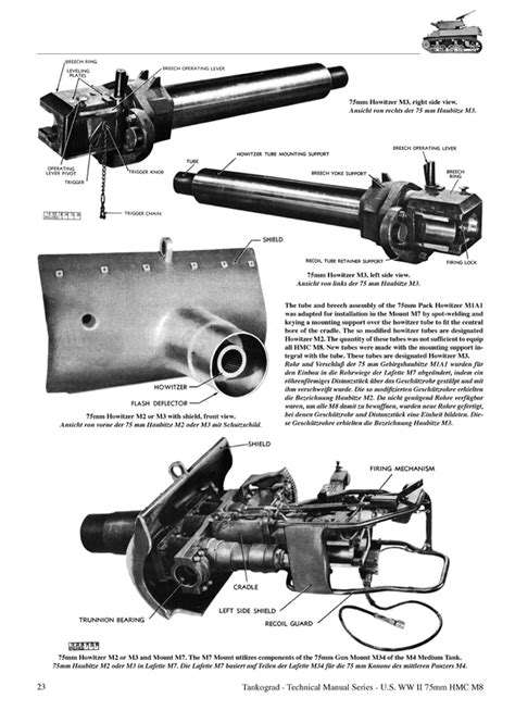 Us Wwii 75mm Howitzer Motor Carriage M8 Hmc 105mm Howitzer Motor