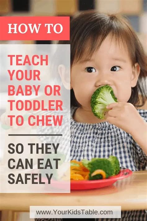 How To Teach Your Baby To Chew So They Can Eat Safely