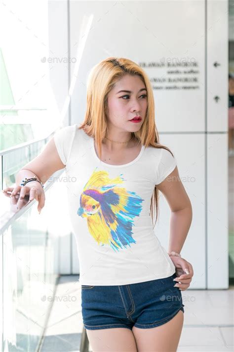 Download Female T-Shirt Mock-Up #Ad #Mock, #affiliate, #high, # ...