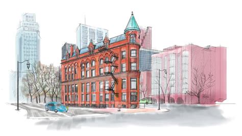 The flatiron building is one of my favourite new york landmarks. Architectural Landmark Drawing Ep.1 Drawing the Flatiron ...