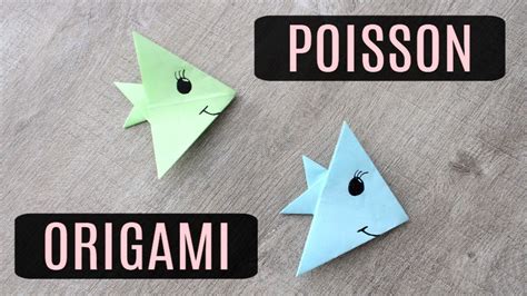 poisson en origami facile diy 1er avril youtube