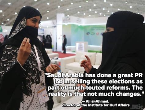 for the first time in history women in saudi arabia are running for office and voting