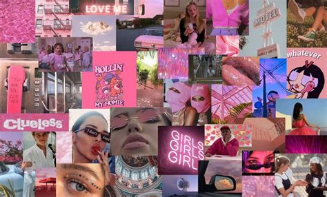 Hd wallpaper punch paper collage circle color aesthetic. pink aesthetic in 2020 | Pink wallpaper laptop, Cute ...