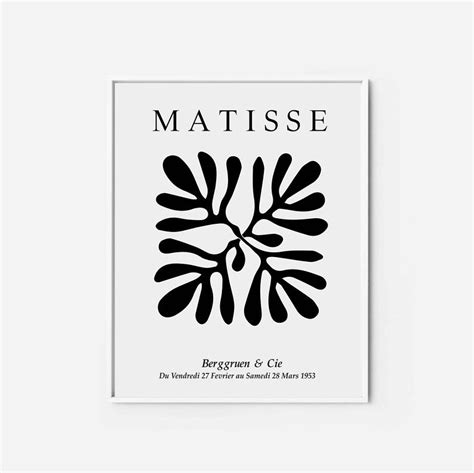 Henri Matisse Exhibition Poster Set Of 3 Prints Matisse Etsy 20 X 30